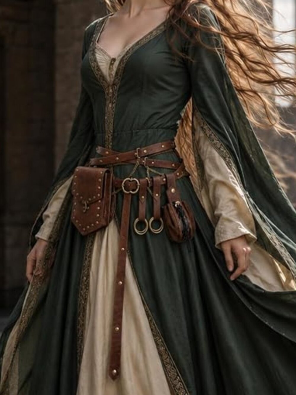 Renaissance Medieval DIY Belt 4PCS